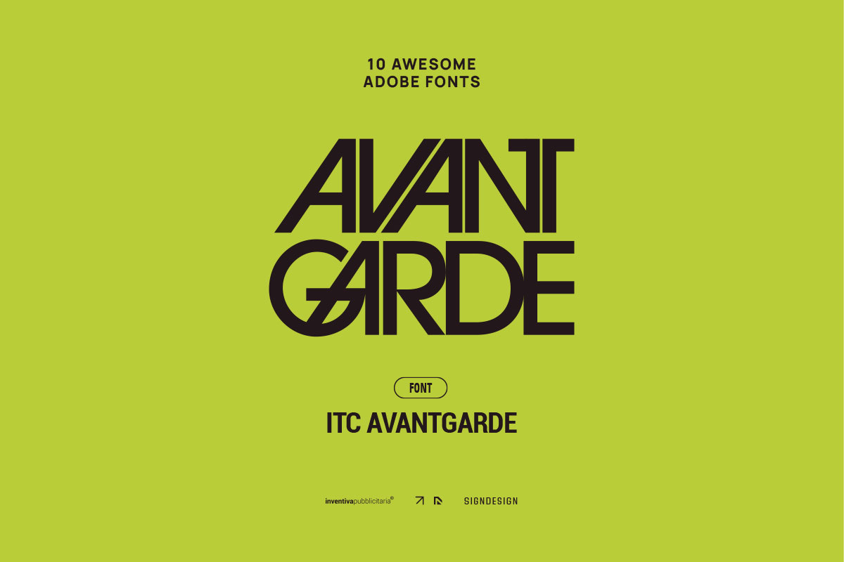 Font Avant Garde