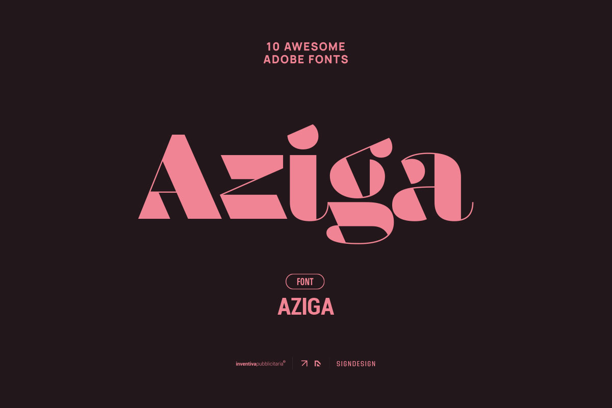 Fonts Aziga